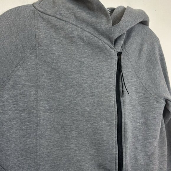 Nike Sportswear Tech Fleece Zip Up Oversized Hoodie in Cape Carbon Heather - Picture 8 of 16